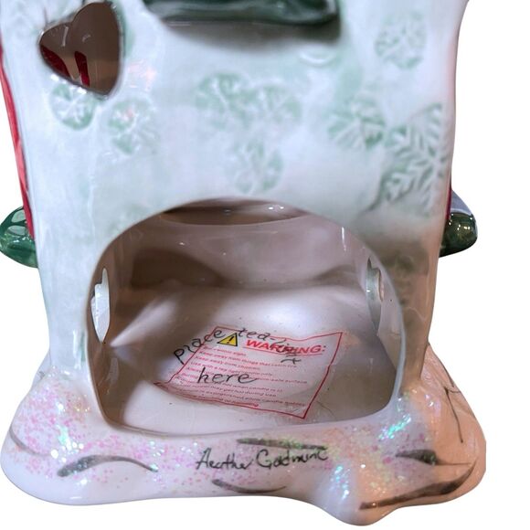 Blue Sky Clayworks Frosty Skate Rental Candle House by Heather Goldminc - 7" H - Picture 13 of 16